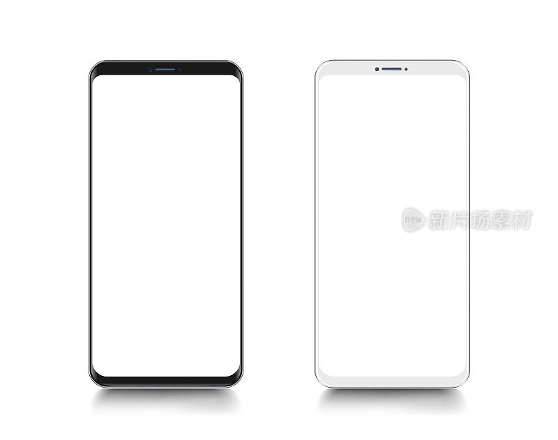 Smartphone. Mobile phone Template. Telephone. Realistic vector illustration of Digital devices